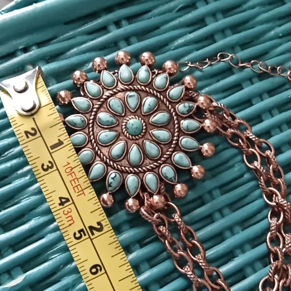 New Copper Turquoise Necklace - Picture 7 of 7